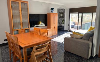 Living room of Attic for sale in Sant Fost de Campsentelles  with Air Conditioner, Terrace and Oven