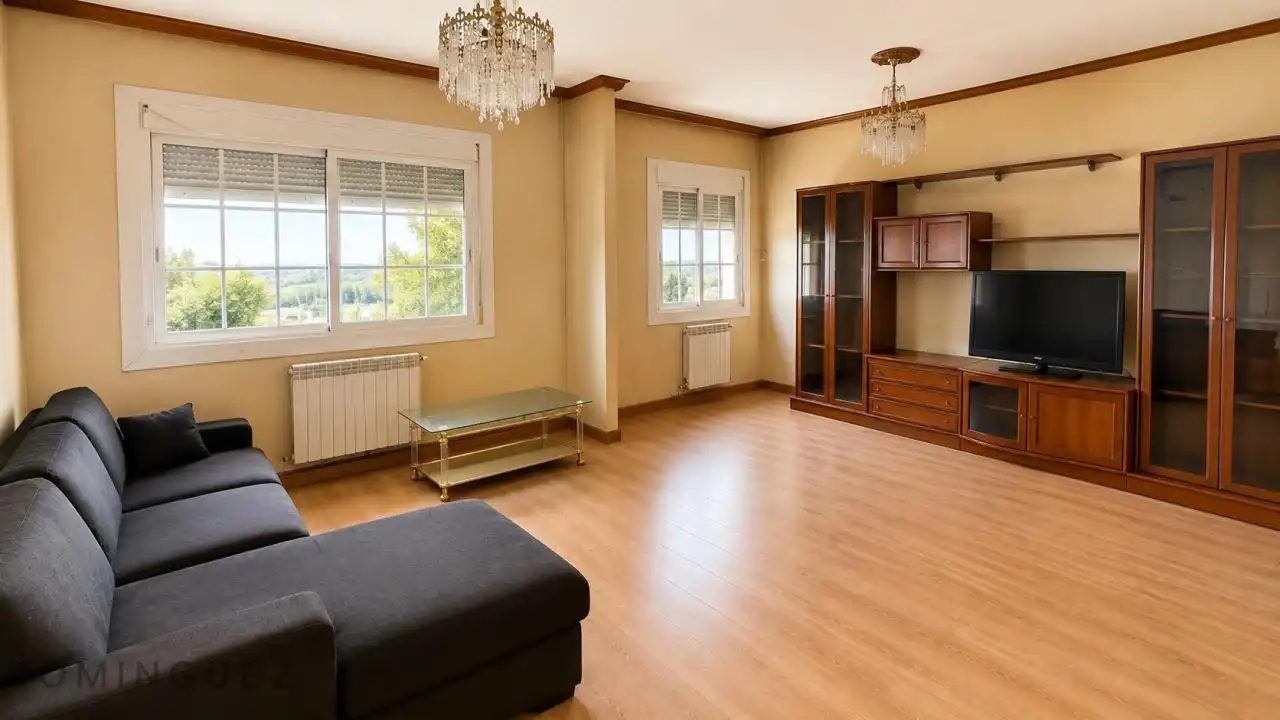 Living room of Flat for sale in Vigo   with Heating and Terrace