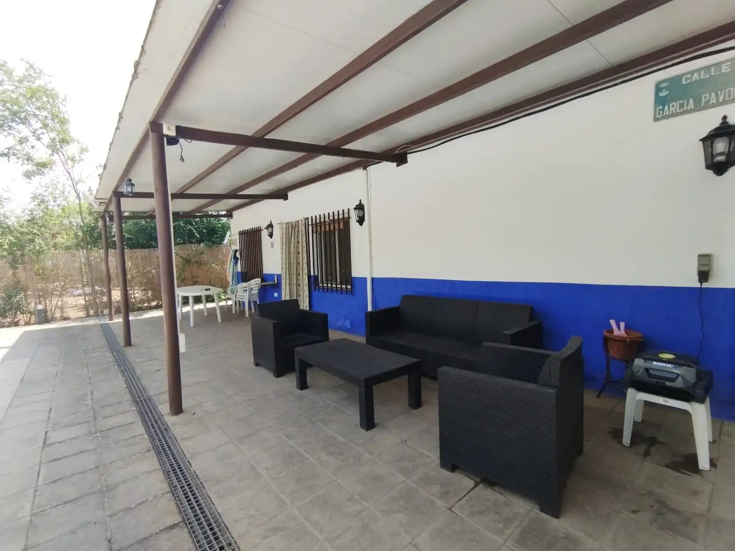 Terrassa de Finca rústica en venda en Argamasilla de Alba amb Jardí privat, Piscina i Moblat