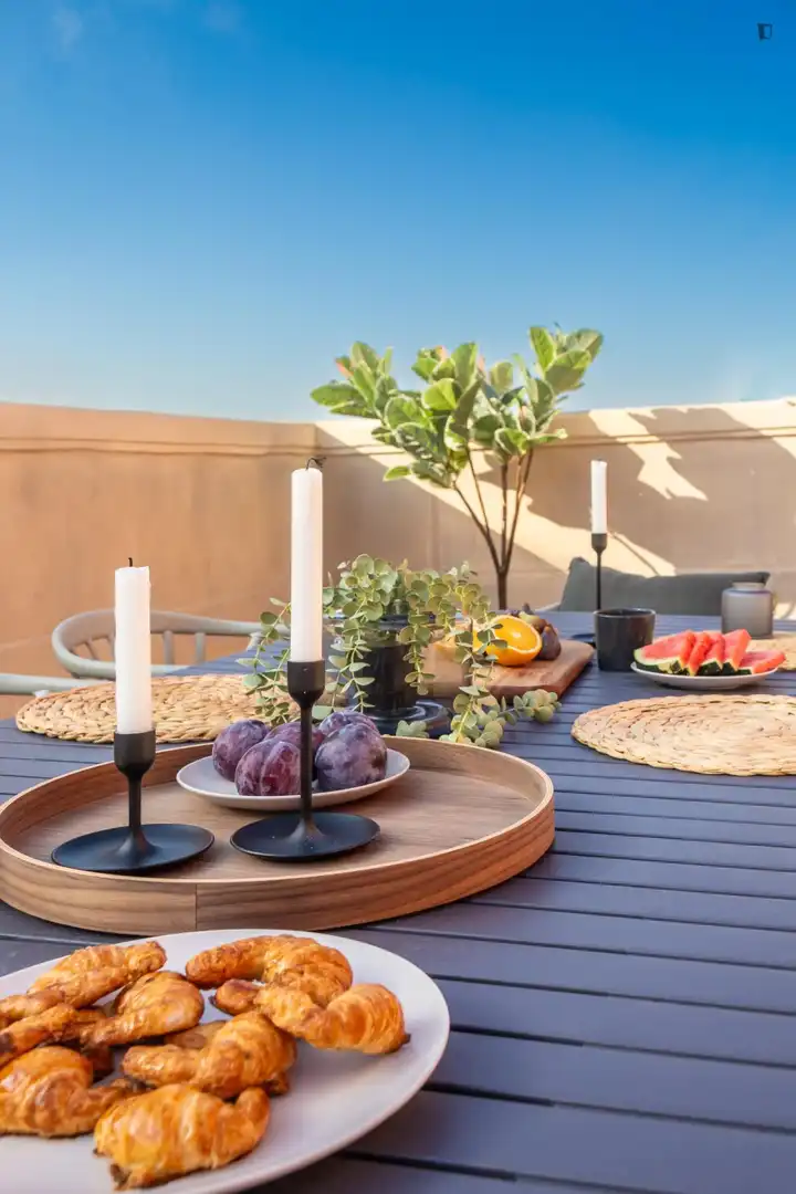 Terrassa de Casa o xalet per a compartir en Gràcia