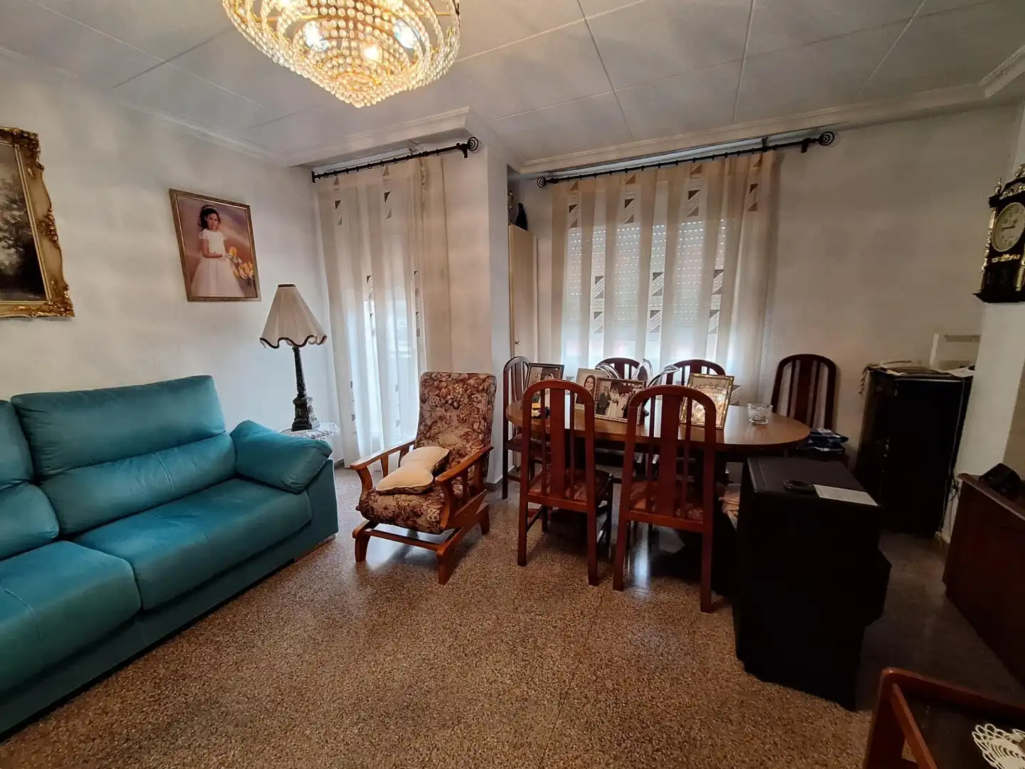 Sala de estar de Piso en venta en Elche / Elx con Balcón