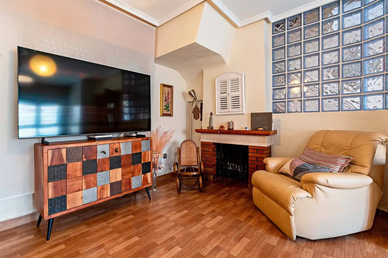 Sala de estar de Casa o chalet en venta en Roquetas de Mar con Aire acondicionado, Trastero y Alarma