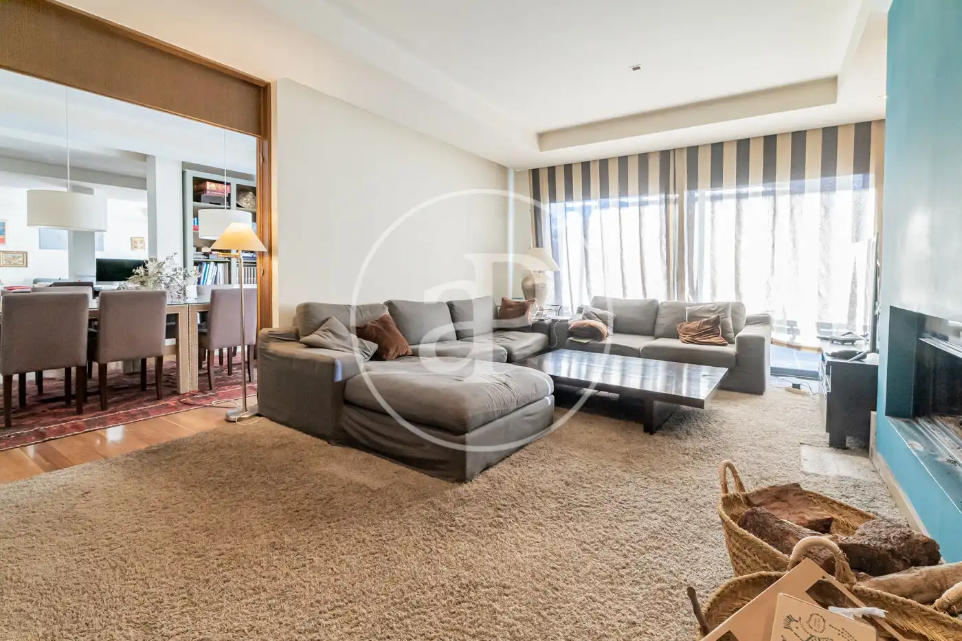 Living room of Houses for sale in Boadilla del Monte  with Air Conditioner, Heating and Private garden