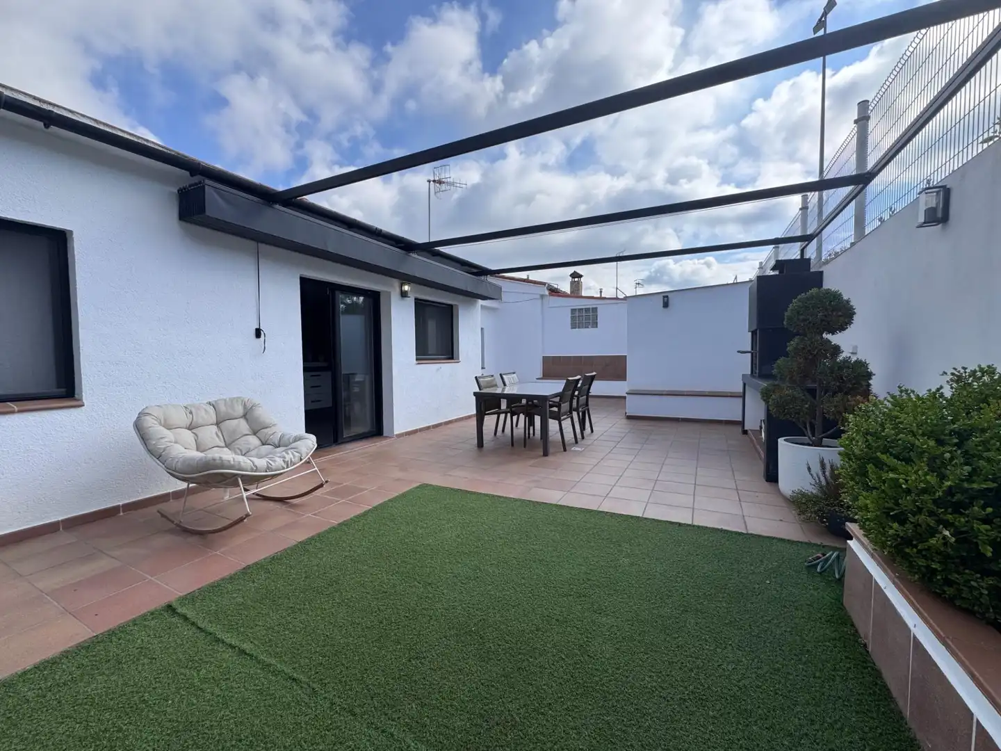Terraza de Casa adosada en venta en Blanes con Aire acondicionado, Calefacción y Jardín privado