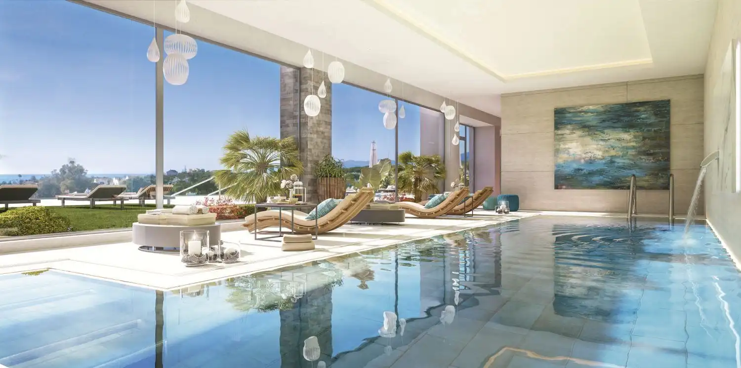 Piscina de Casa o xalet en venda en Marbella amb Aire condicionat, Calefacció i Jardí privat