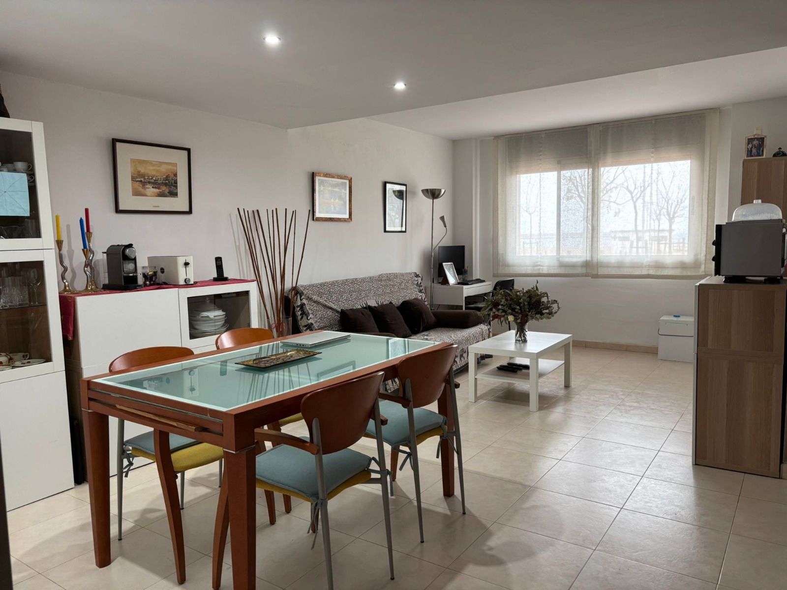 Living room of Planta baja for rent in Palamós  with Air Conditioner and Furnished