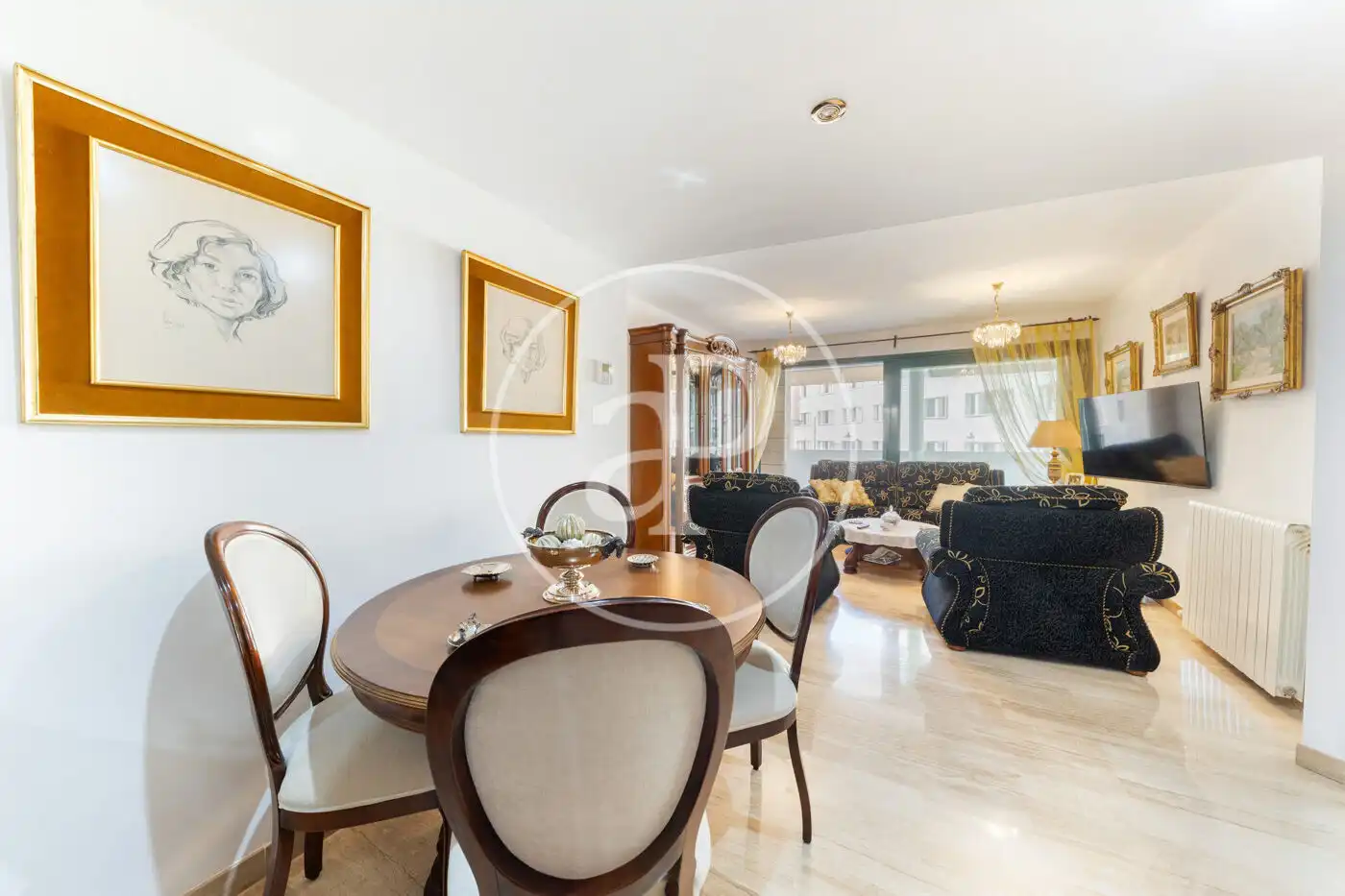Esszimmer von Wohnung zum Verkauf in  Palma de Mallorca mit Klimaanlage, Heizung und Privatgarten