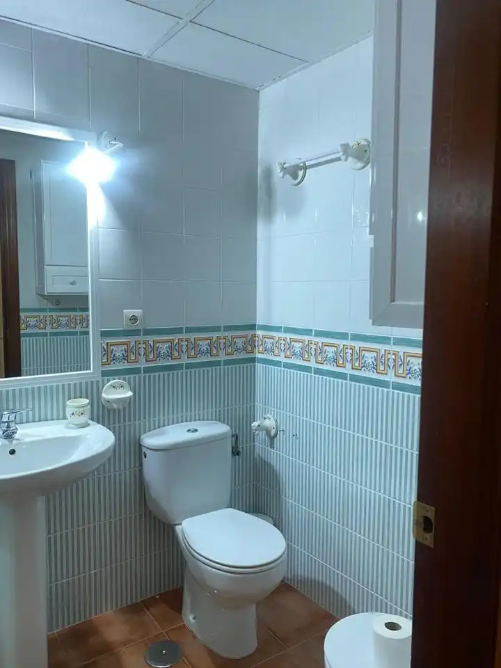 Bany de Pis de lloguer en Dos Hermanas amb Aire condicionat, Terrassa i Moblat