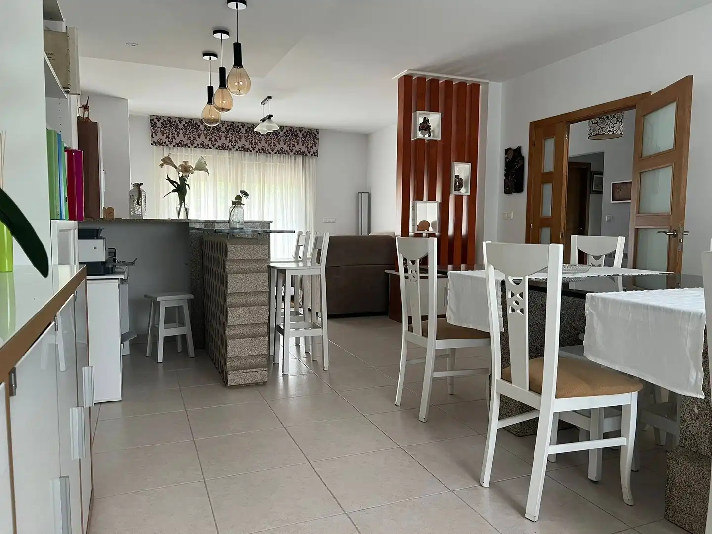Dining room of Houses for rent in Padrón  with Heating, Private garden and Storage room