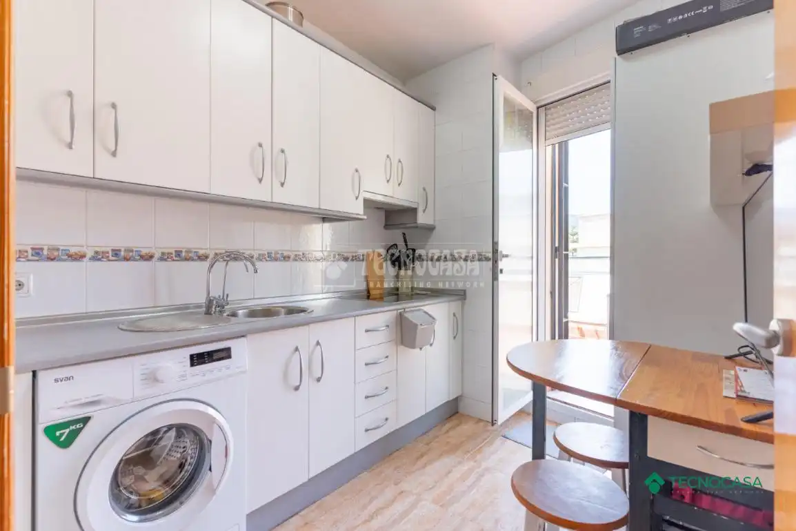 Kitchen of Attic for sale in Roquetas de Mar  with Air Conditioner, Terrace and Community pool