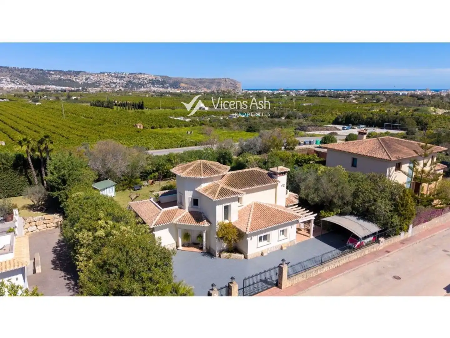 Exterior view of Houses for sale in Jávea / Xàbia  with Air Conditioner, Terrace and Swimming Pool