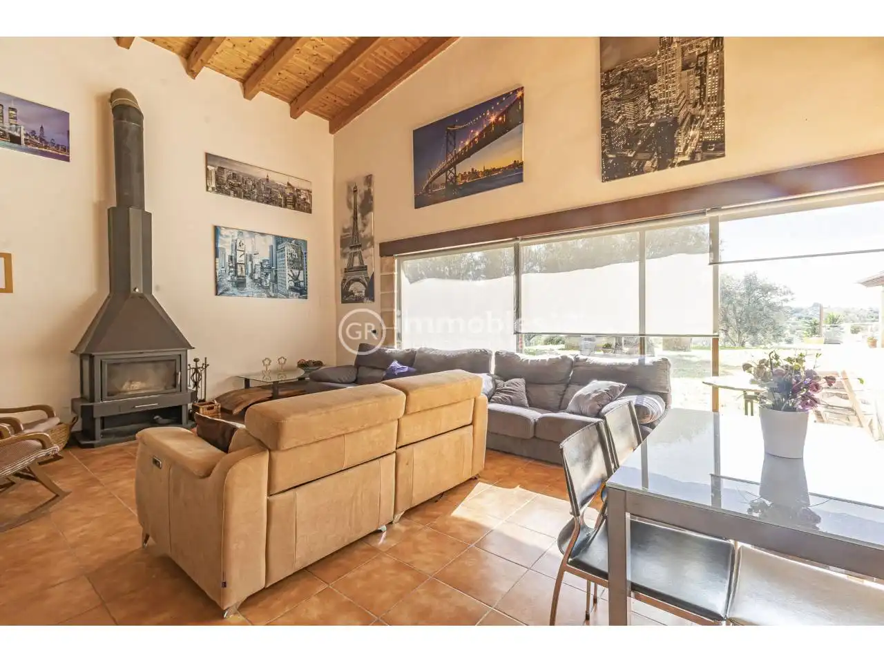 Sala de estar de Casa o chalet en venta en Alaró con Aire acondicionado, Calefacción y Jardín privado