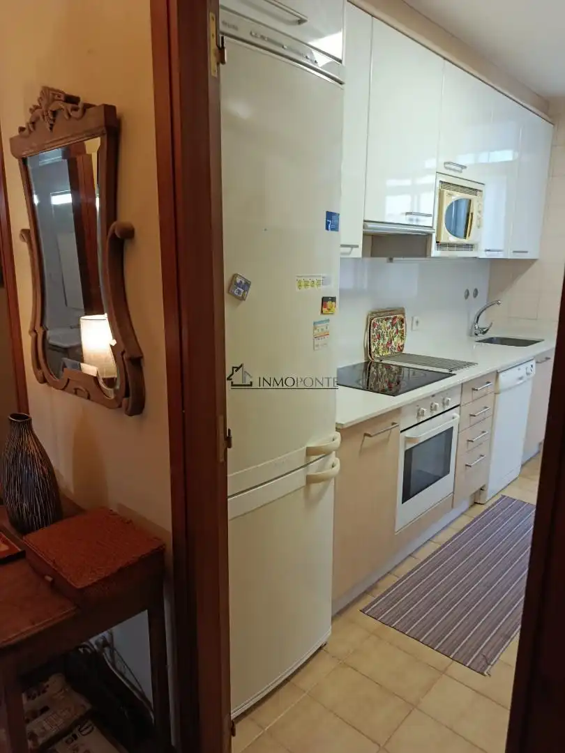 Kitchen of Flat for sale in Pontevedra Capital   with Heating and Storage room