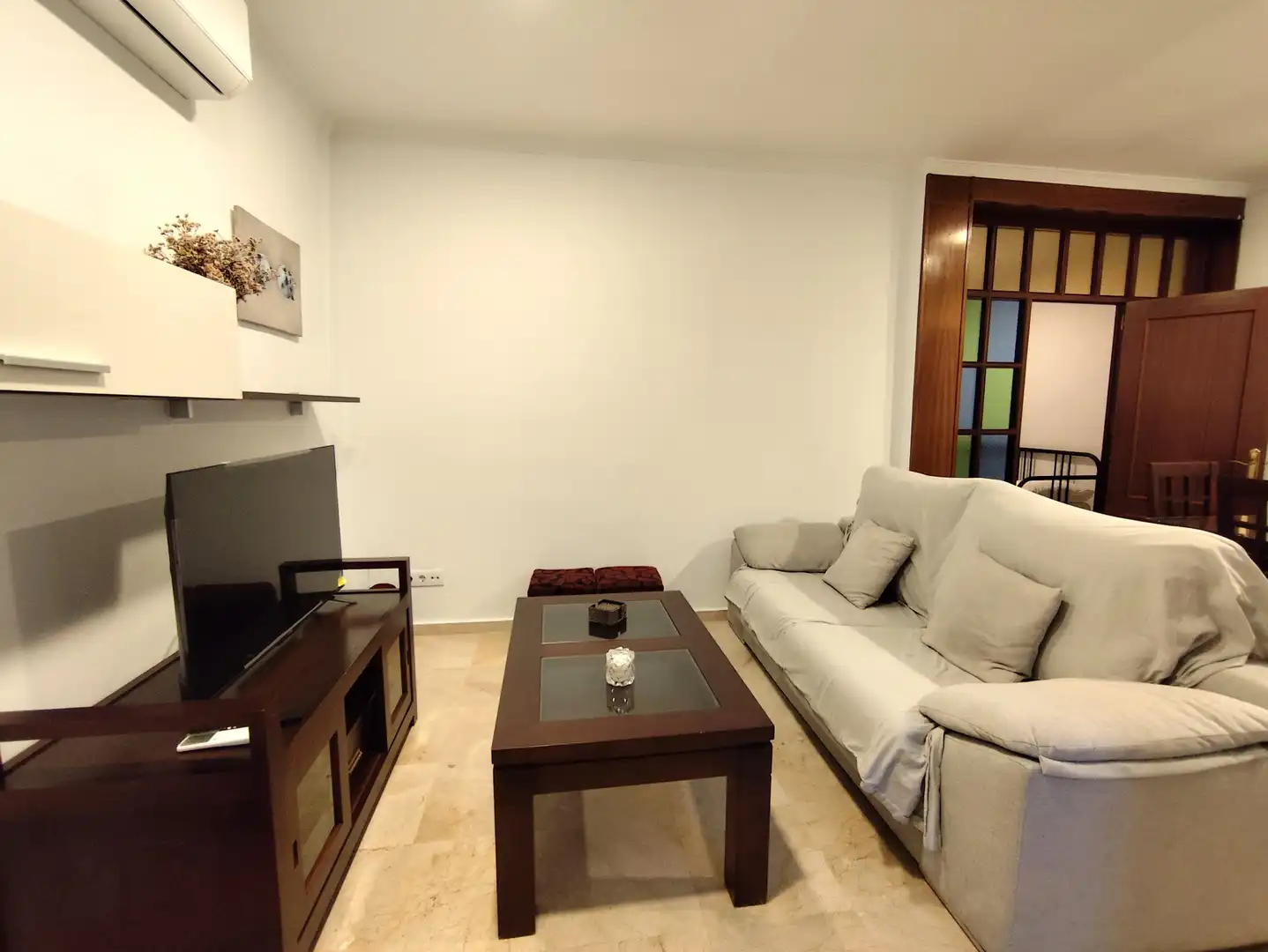 Living room of Detached homes for rent in Sanlúcar de Barrameda  with Air Conditioner, Heating and Terrace