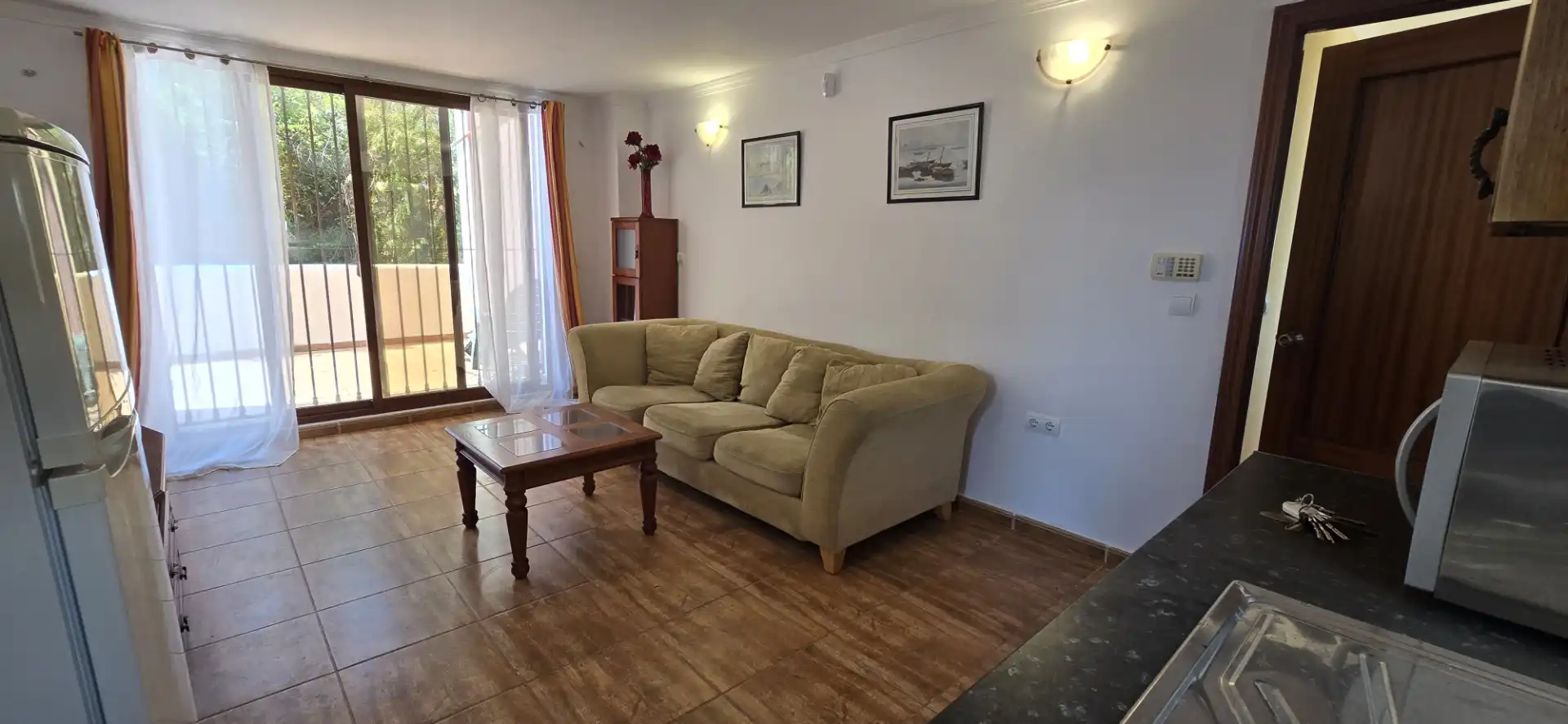Sala de estar de Piso de alquiler en Estepona con Amueblado