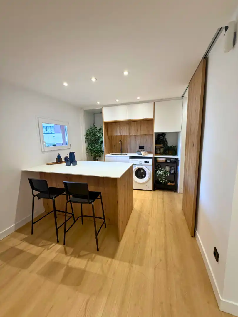 Cocina de Piso en venta en Oviedo  con Calefacción, Parquet y Terraza