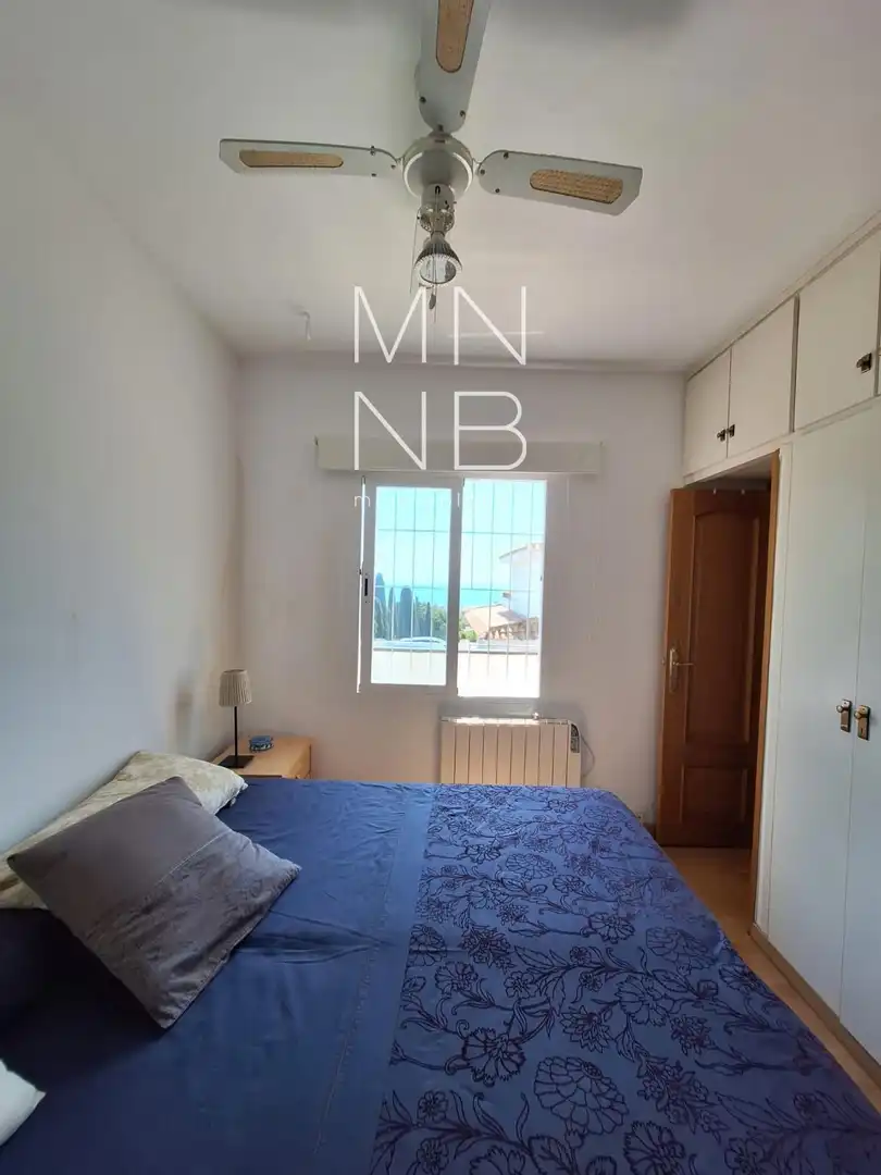 Schlafzimmer von Wohnung zur Miete in Sant Vicenç de Montalt mit Klimaanlage, Heizung und Terrasse