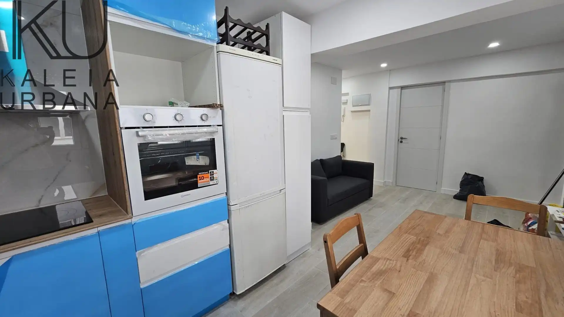 Küche von Wohnung zur Miete in Alicante / Alacant mit Klimaanlage, Möbliert und Ofen