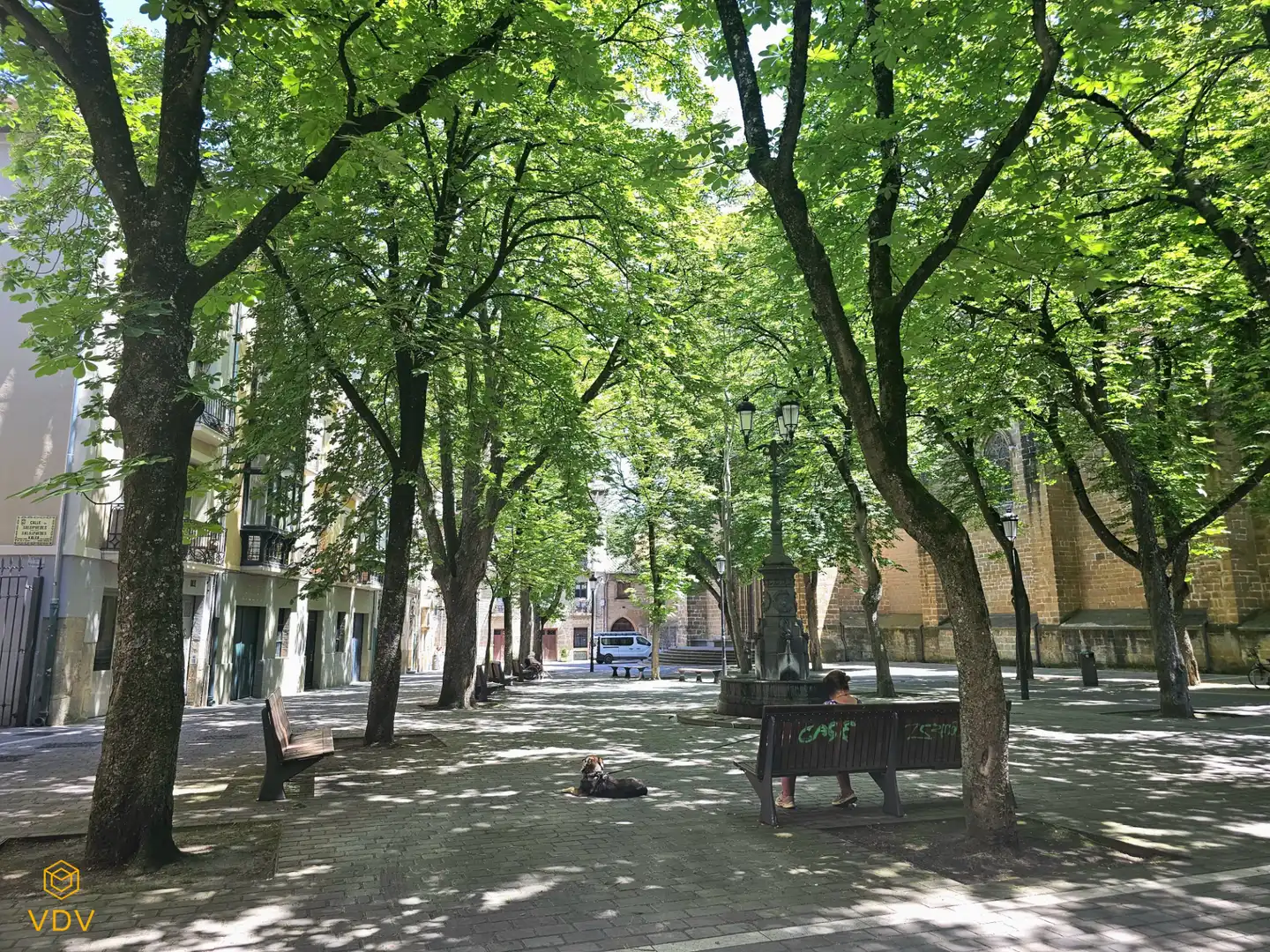Vista exterior de Apartament en venda en  Pamplona / Iruña amb Calefacció, Parquet i Moblat