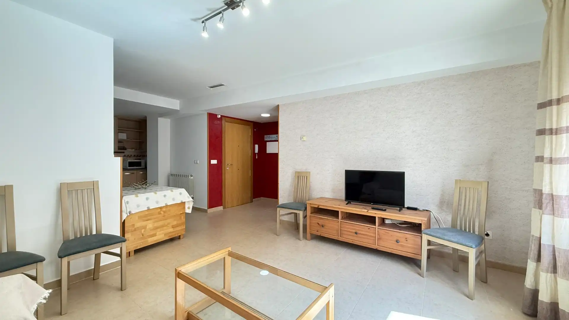 Sala de estar de Dúplex en venta en Caspe con Aire acondicionado, Calefacción y Terraza