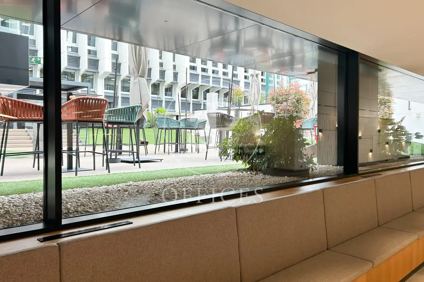 Terrace of Office for rent in Madrid  with Air Conditioner