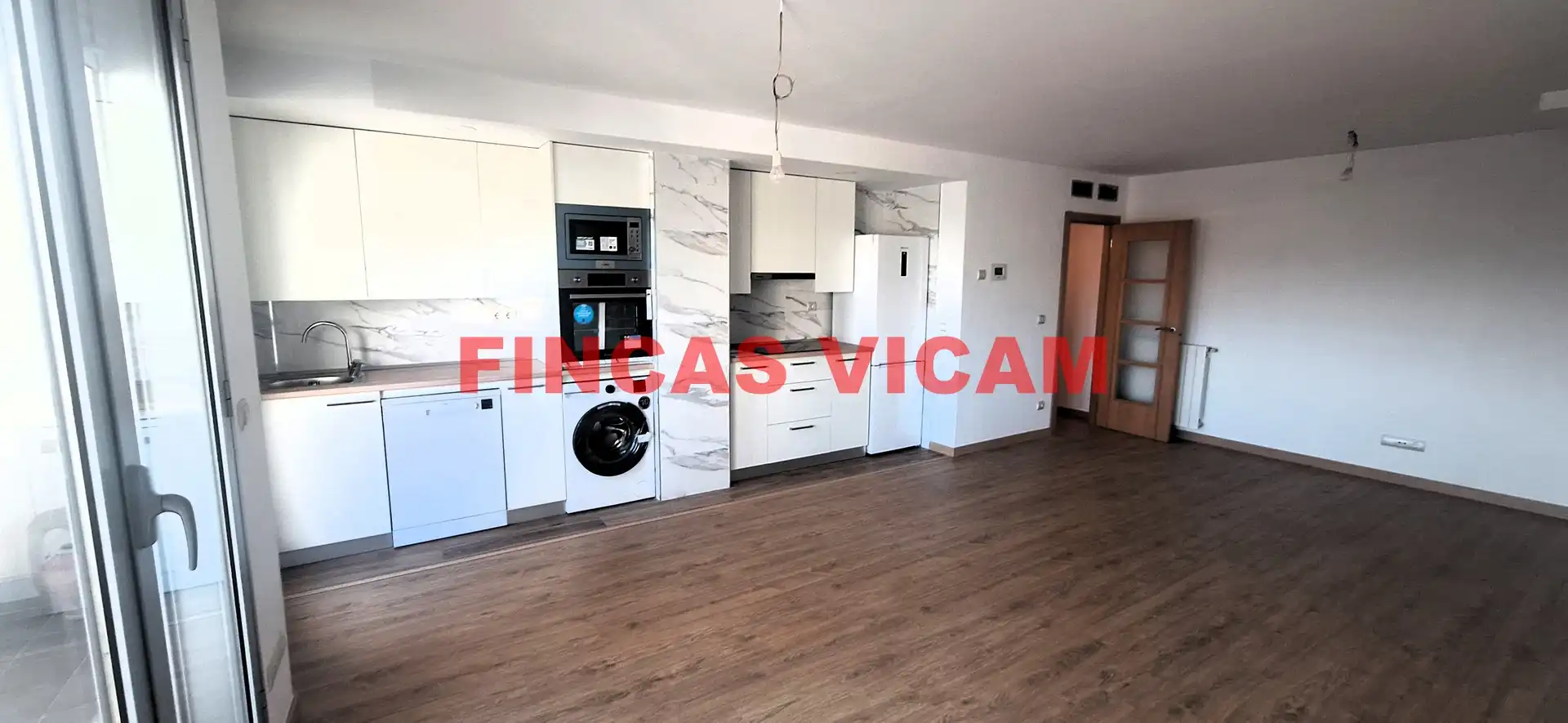 Küche von Wohnung zum Verkauf in Huesca mit Heizung, Parkett und Terrasse