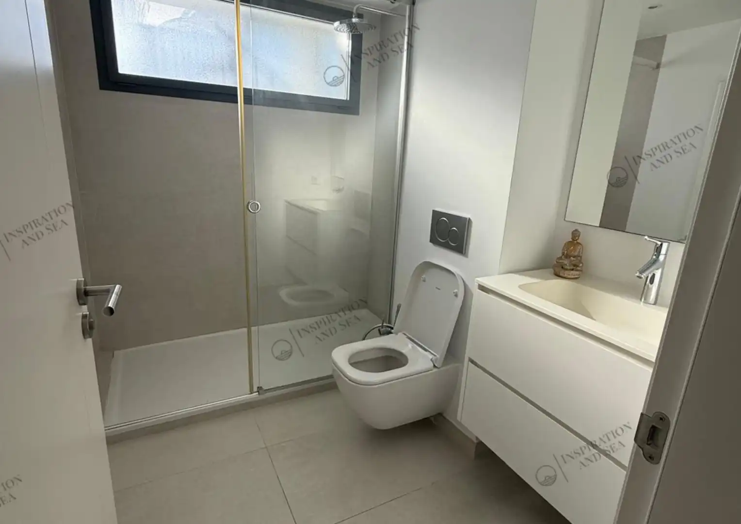 Bany de Àtic de lloguer en Santa Eulària des Riu amb Aire condicionat, Calefacció i Terrassa