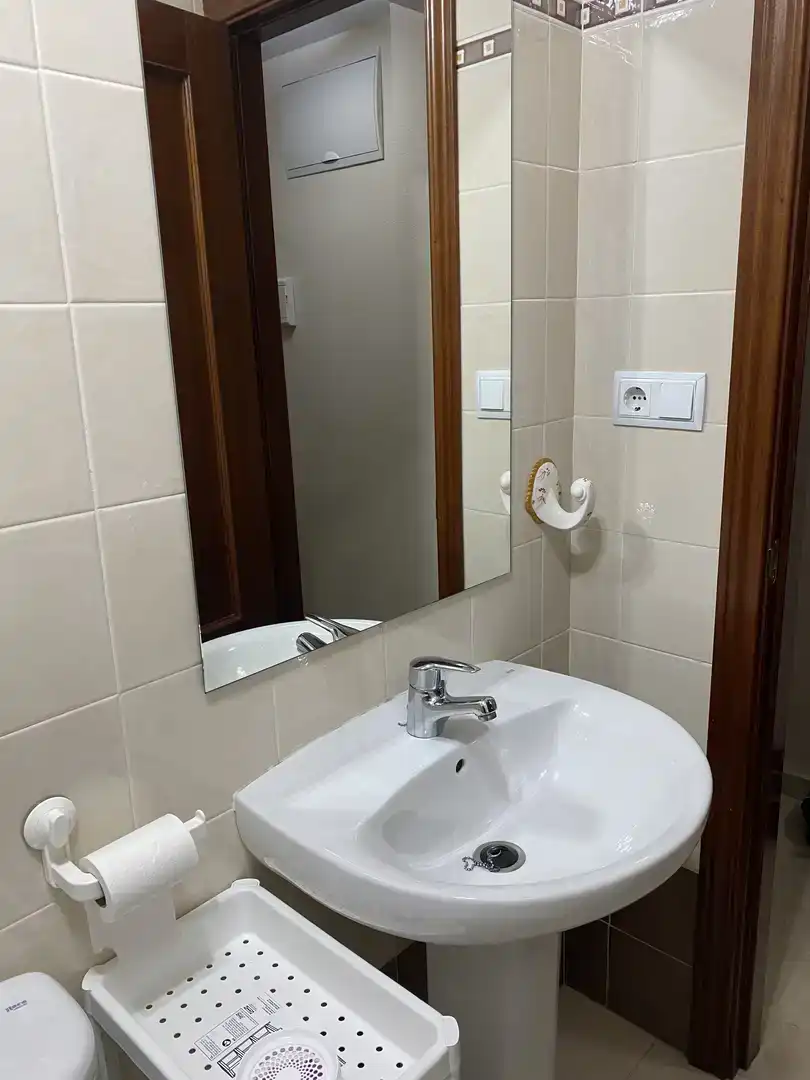 Badezimmer von Wohnung zur Miete in Centro