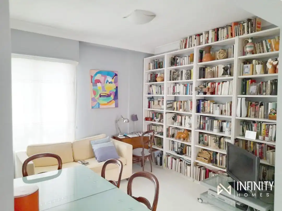Sala de estar de Piso de alquiler en Bilbao  con Calefacción y Terraza