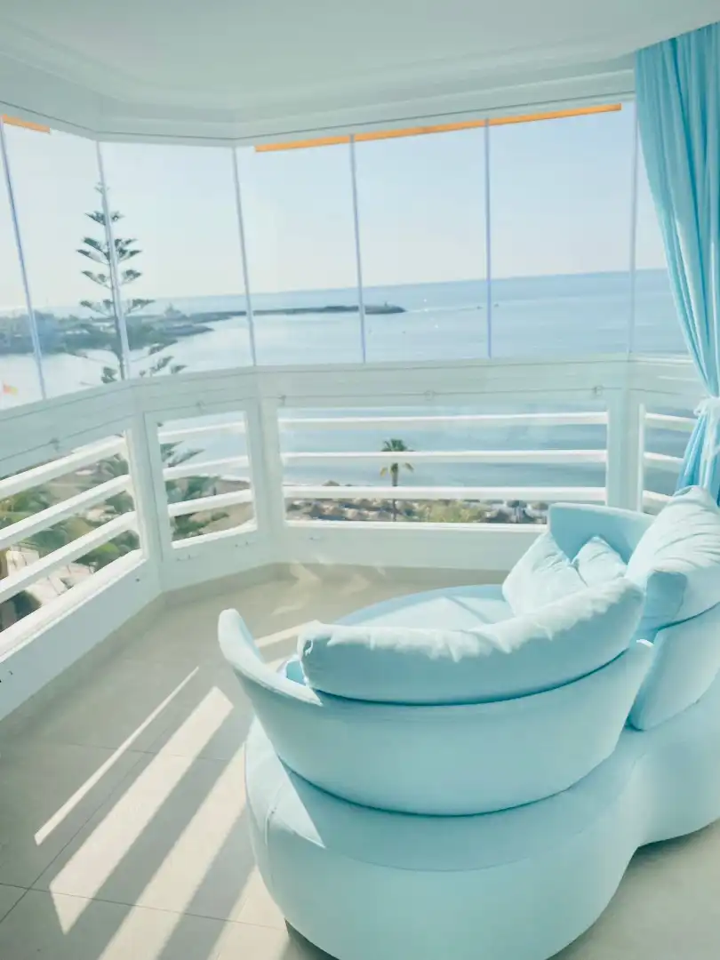 Schlafzimmer von Wohnung zur Miete in Benalmádena mit Klimaanlage, Terrasse und Möbliert