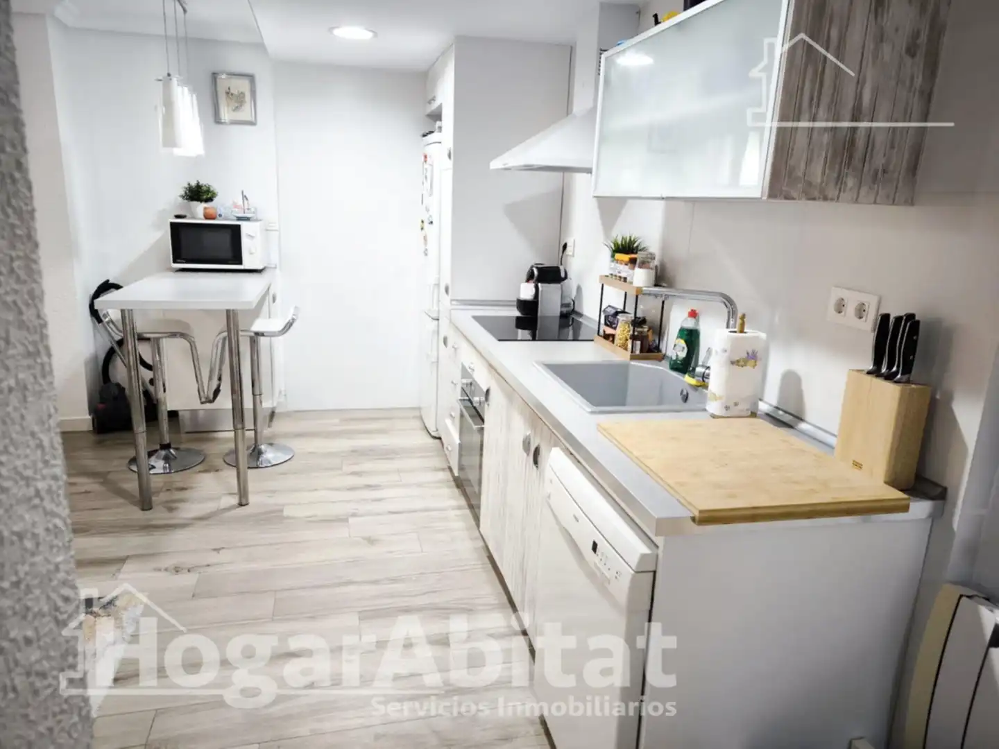 Kitchen of Flat for sale in Cullera  with Air Conditioner, Heating and Furnished