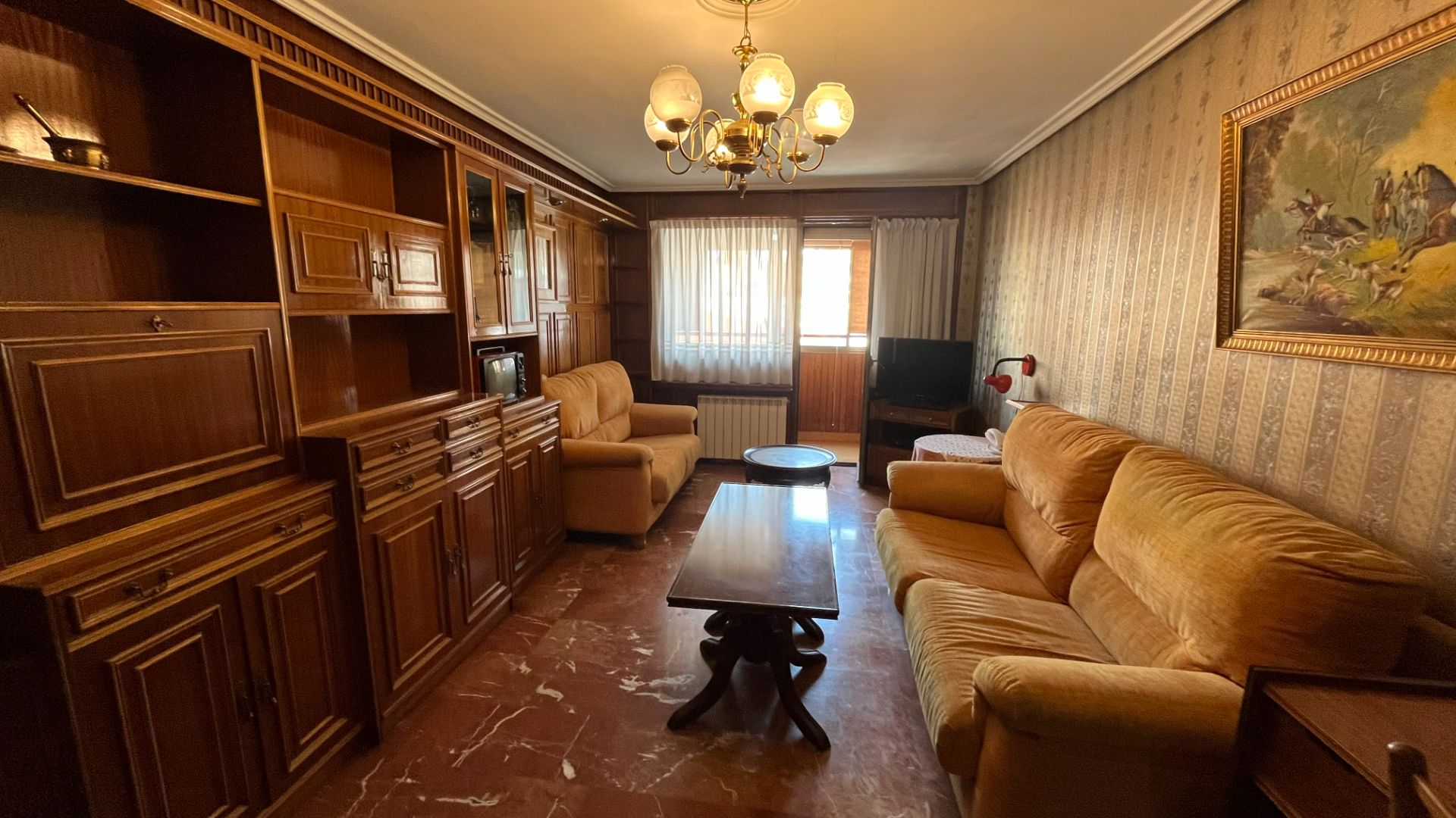 Sala d'estar de Pis en venda en Valladolid Capital amb Calefacció i Moblat
