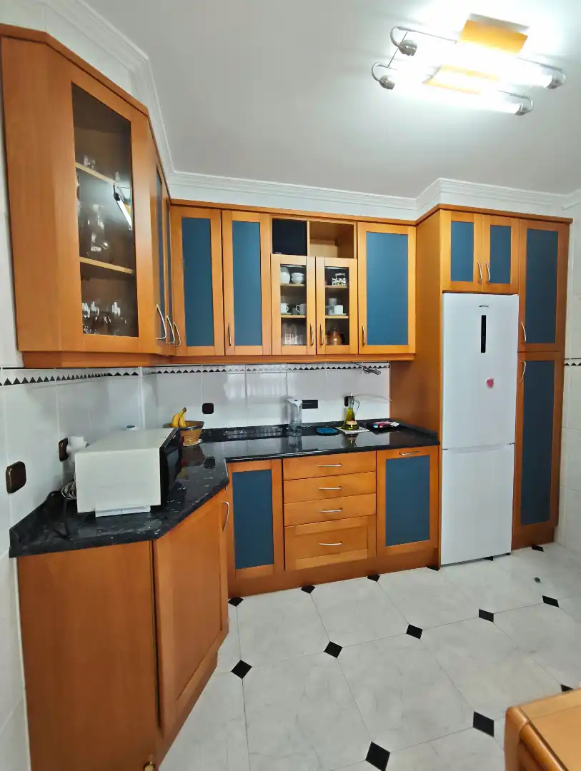 Kitchen of Flat for sale in Durango  with Heating, Furnished and Balcony
