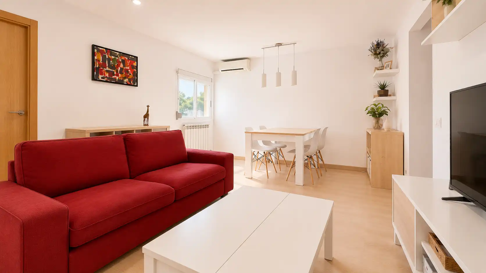 Sala d'estar de Pis en venda en Cerdanyola del Vallès amb Aire condicionat i Calefacció