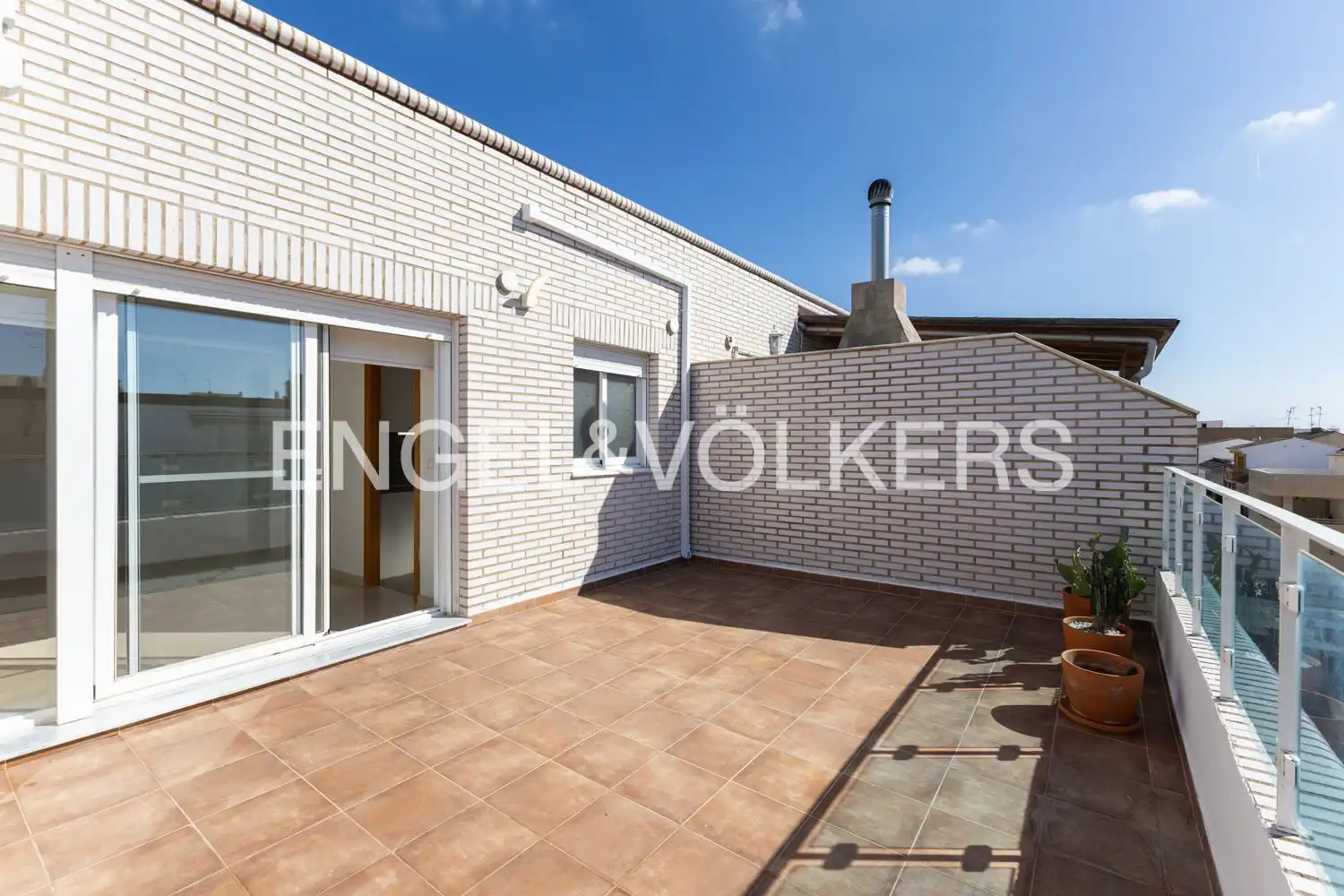 Terraza de Ático de alquiler en Rafelbuñol / Rafelbunyol con Aire acondicionado, Calefacción y Jardín privado
