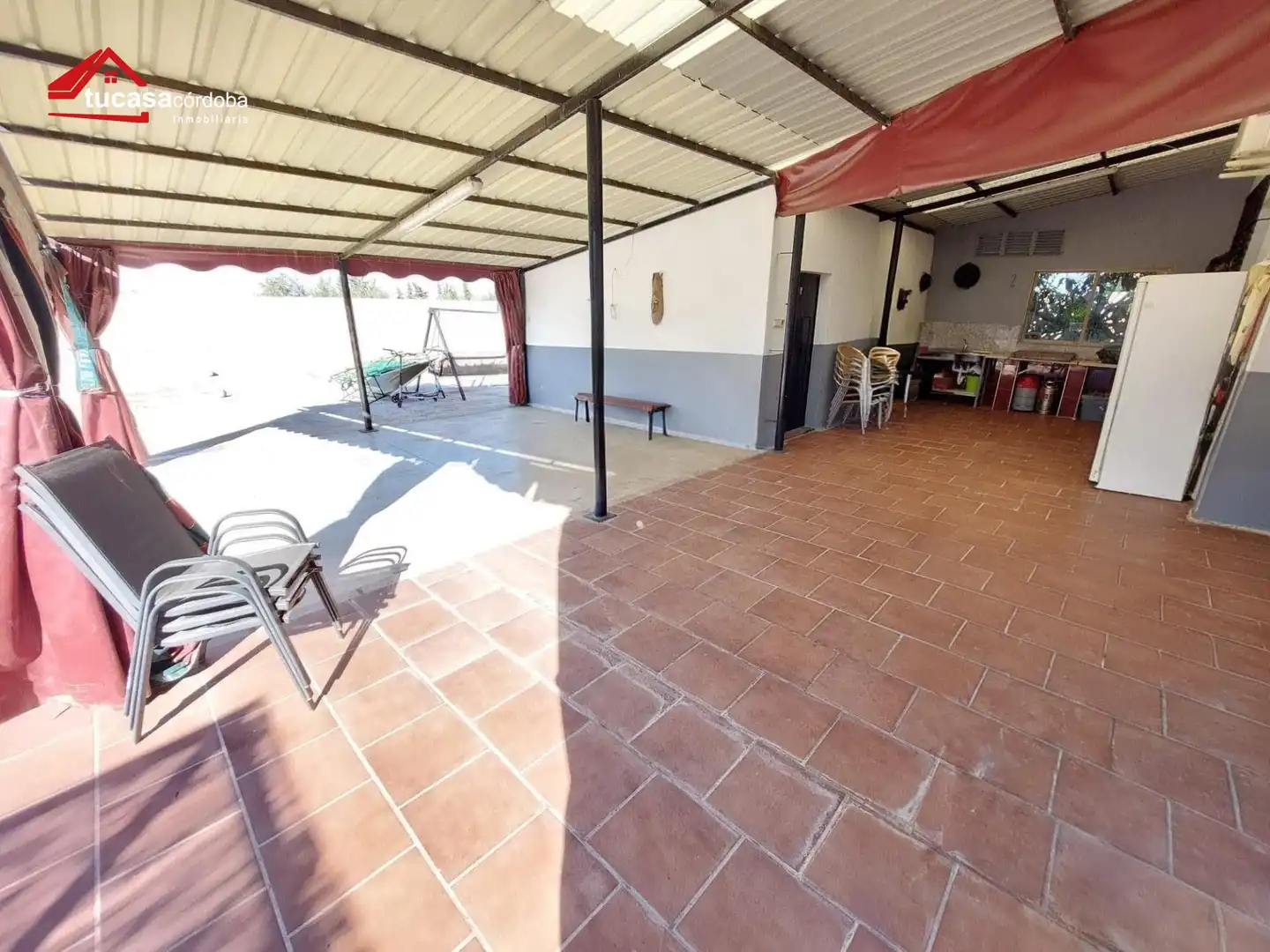 Terrassa de Finca rústica en venda en Montemayor amb Traster, Piscina i Moblat