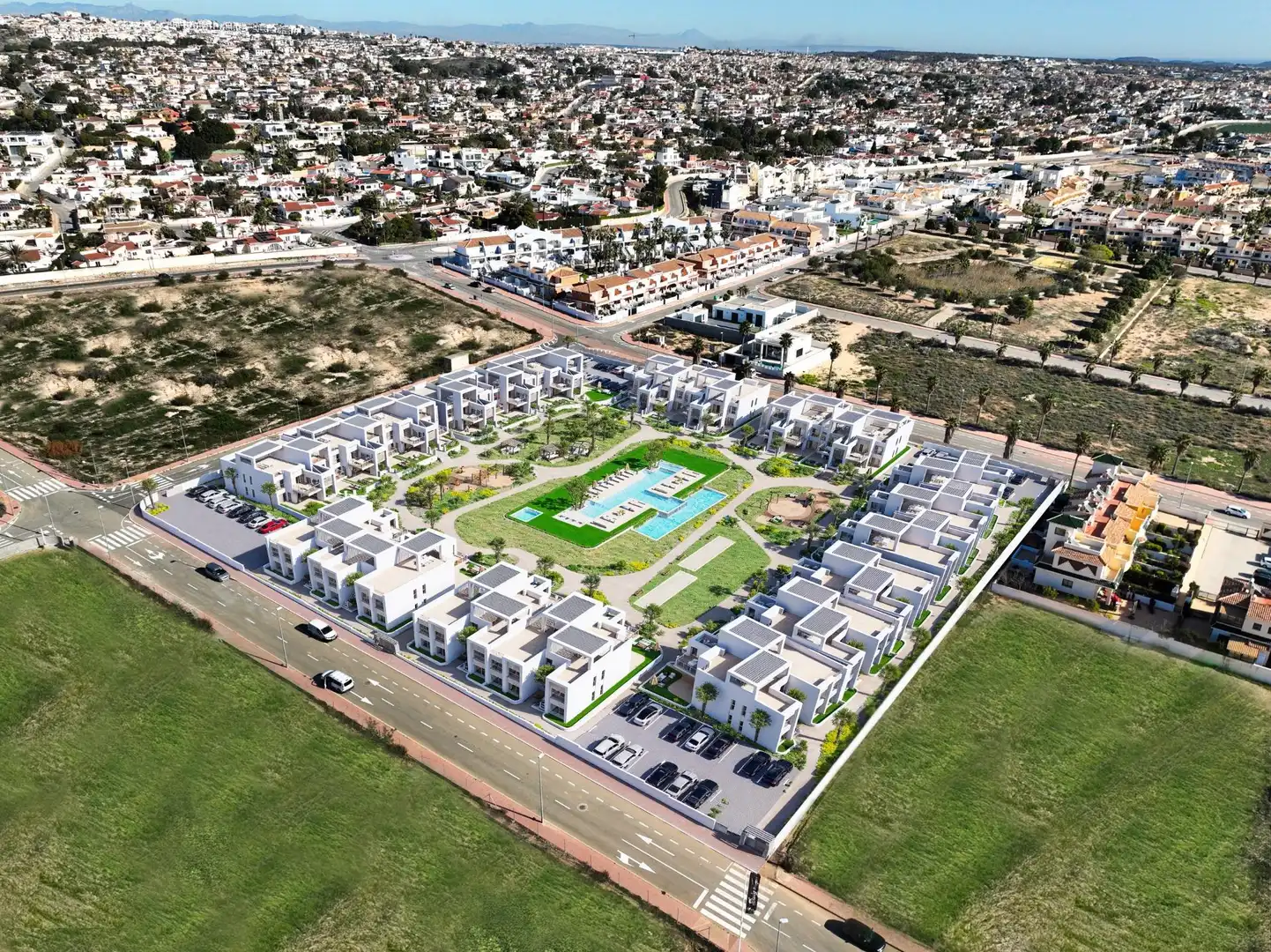 Vista exterior de Ático en venta en Rojales con Aire acondicionado, Calefacción y Jardín privado