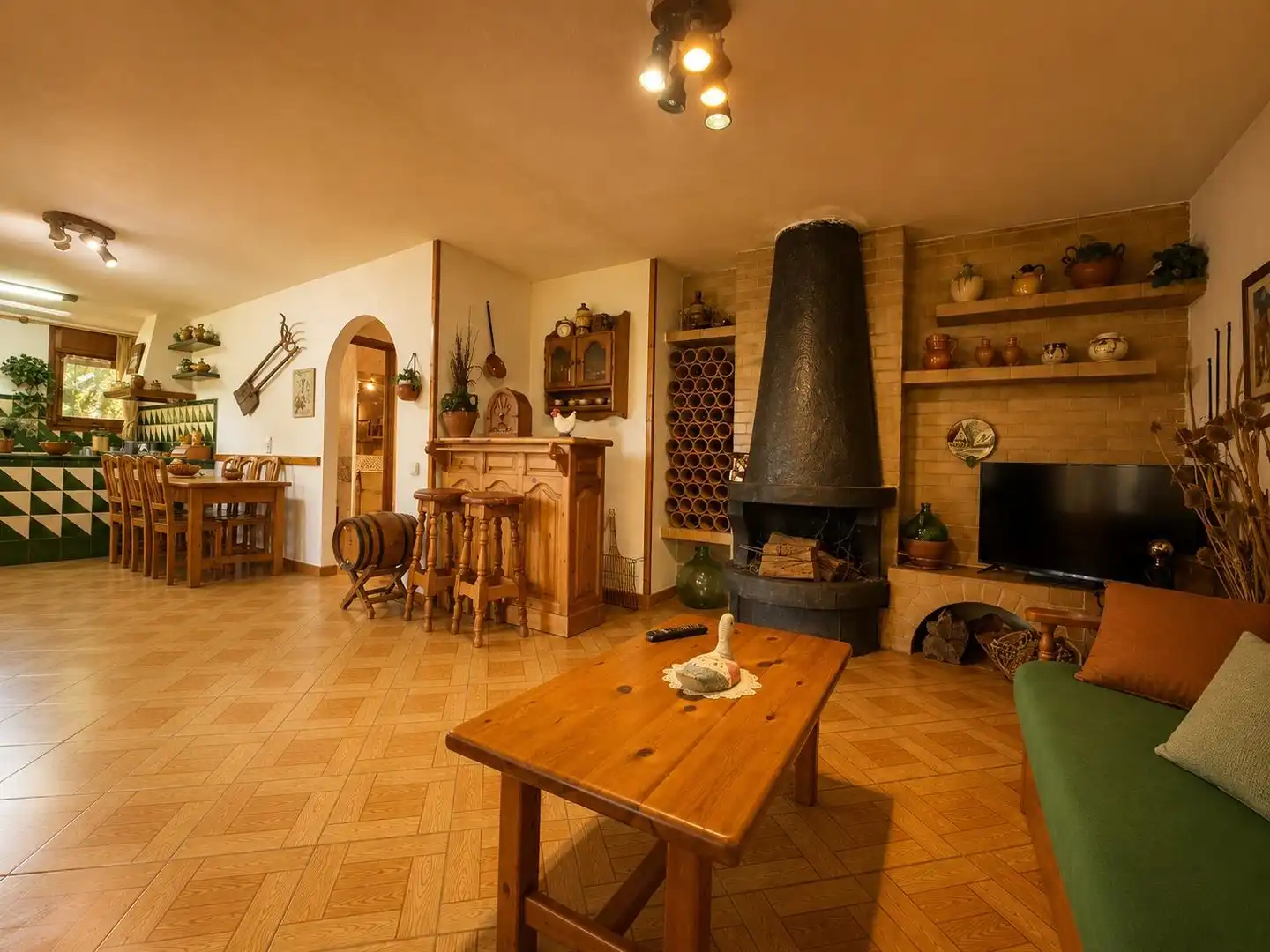 Sala de estar de Casa o chalet en venta en Prades con Calefacción, Jardín privado y Terraza