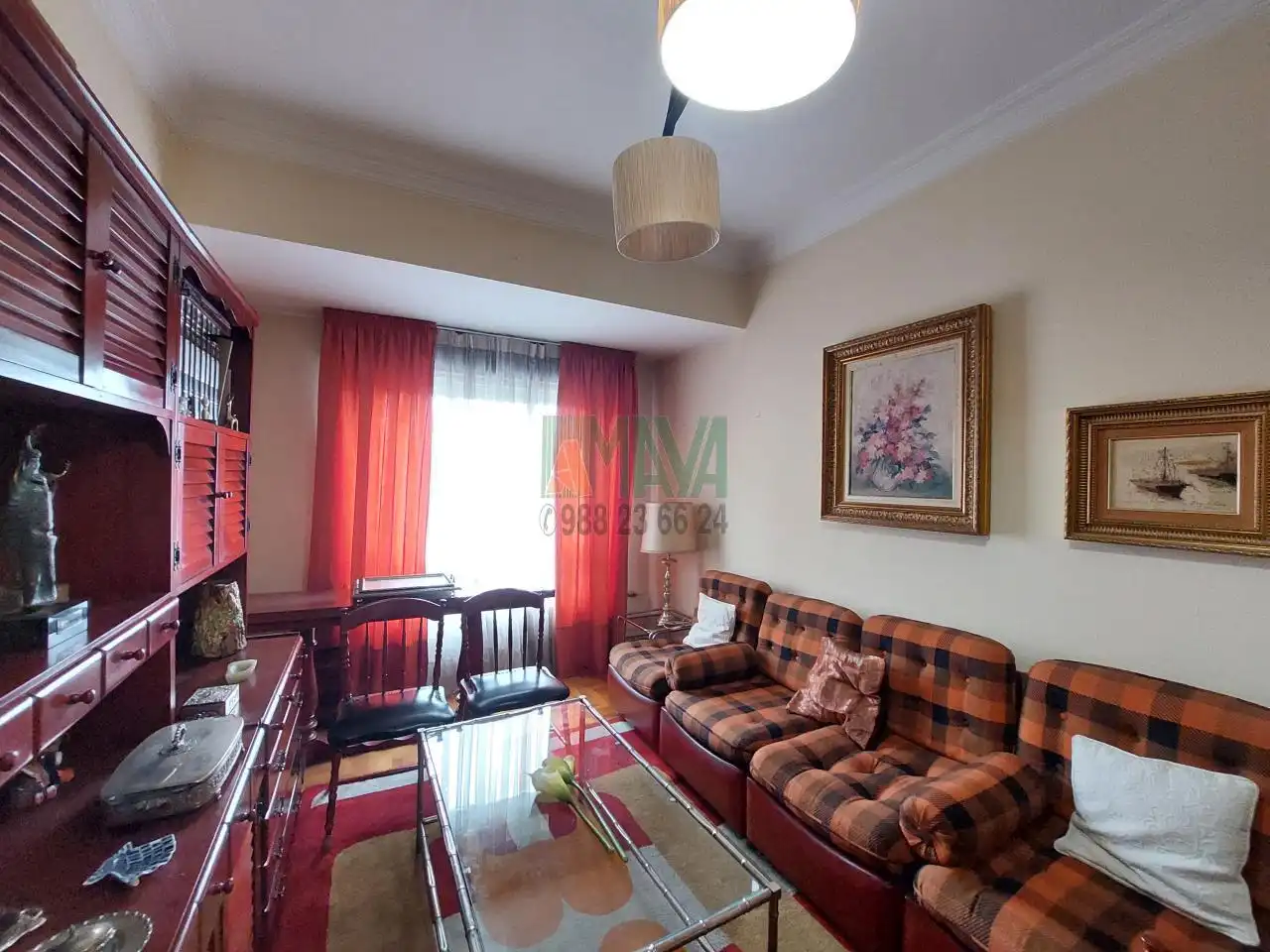 Living room of Flat for sale in Ourense Capital   with Heating and Storage room