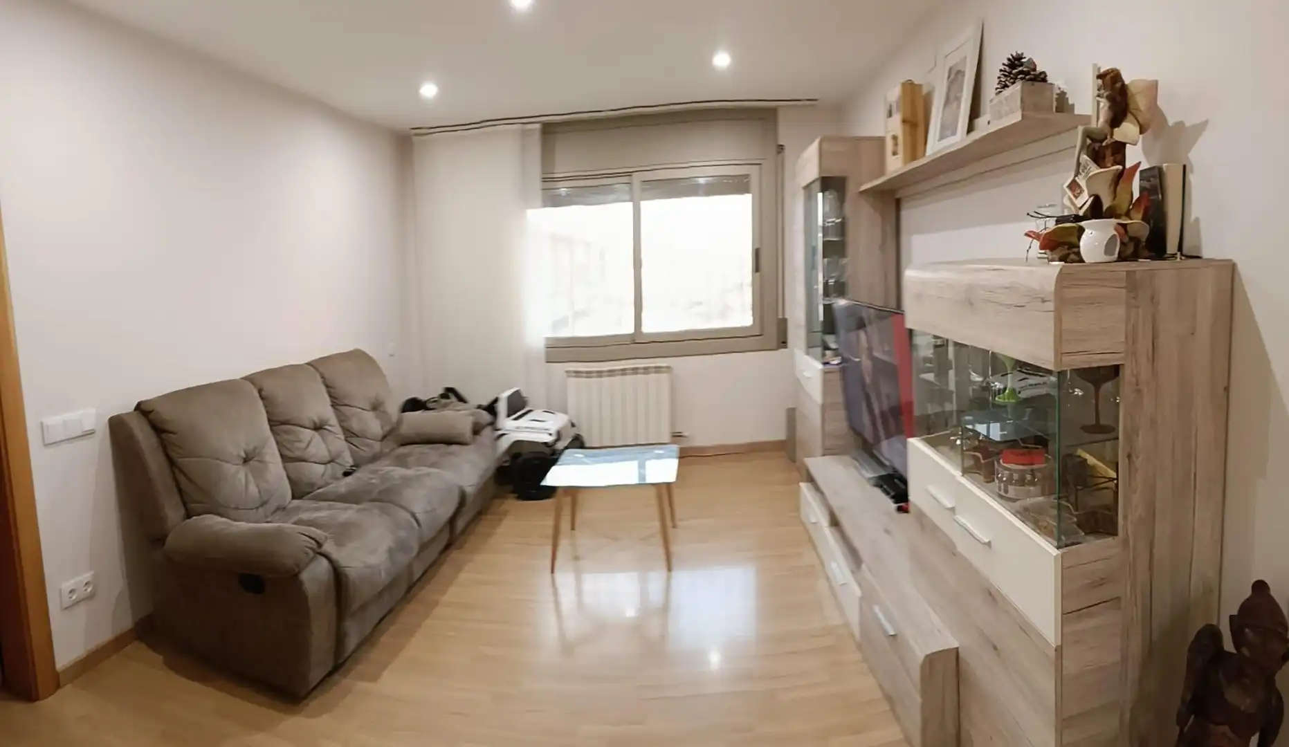 Sala d'estar de Planta baixa en venda en Terrassa amb Calefacció i Parquet