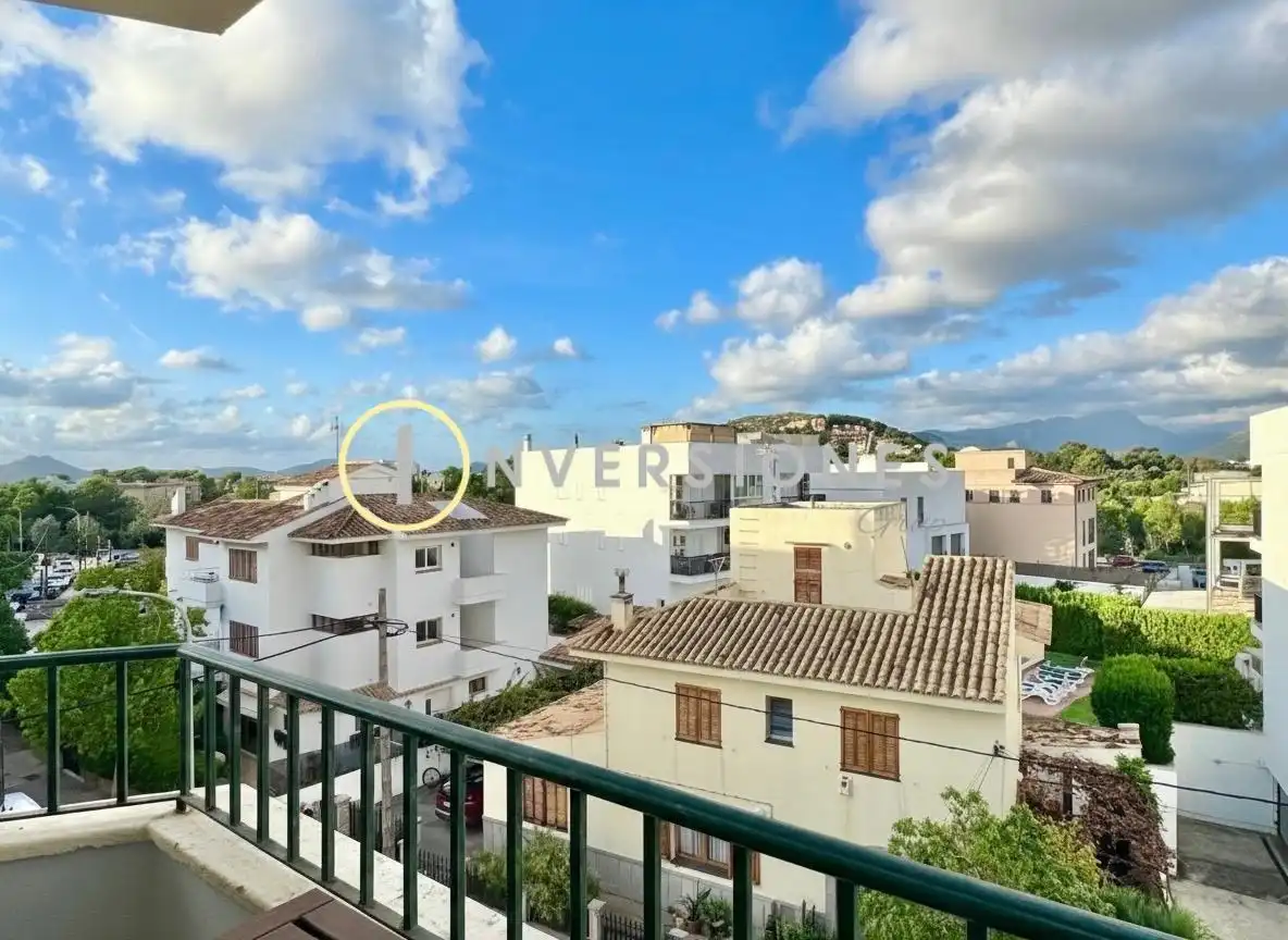 Außenansicht von Wohnung zum Verkauf in Pollença mit Klimaanlage, Terrasse und Abstellraum