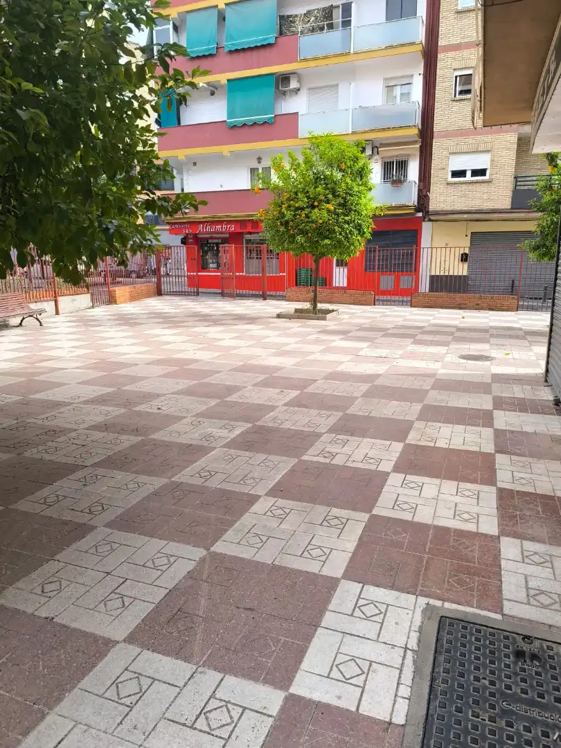 Vista exterior de Pis de lloguer en Granada amb Aire condicionat, Calefacció i Moblat
