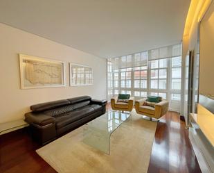 Living room of Apartment to rent in A Coruña Capital   with Air Conditioner, Heating and Furnished