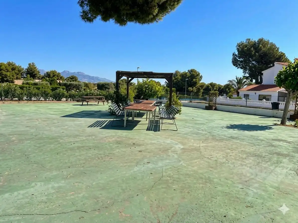 Terraza de Casa adosada en venta en La Nucia con Aire acondicionado, Jardín privado y Trastero