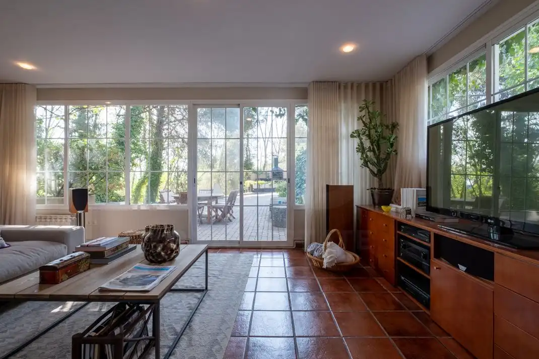 Sala de estar de Casa o chalet en venta en Alcoletge con Aire acondicionado, Calefacción y Terraza