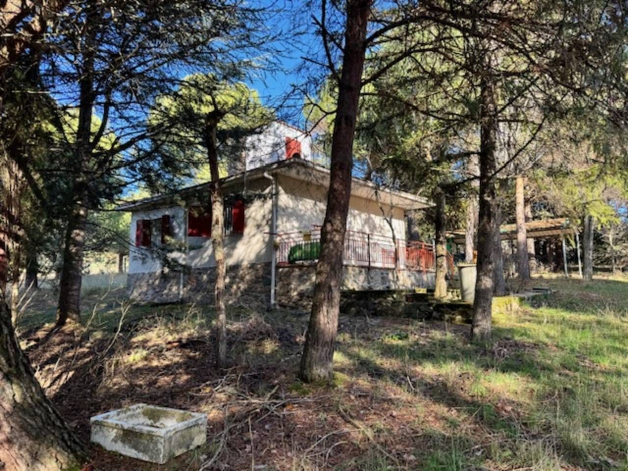 Exterior view of House or chalet for sale in Braojos  with Private garden