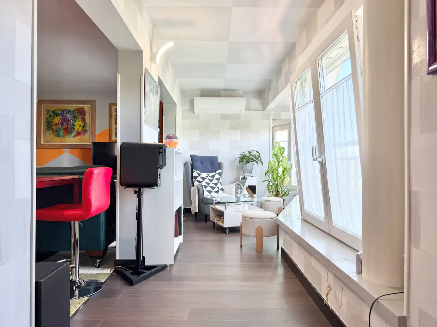 Sala d'estar de Dúplex en venda en Madrid amb Aire condicionat, Calefacció i Terrassa