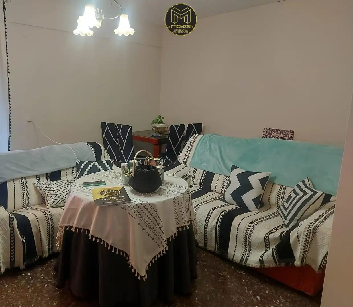Sala de estar de Piso en venta en La Guardia de Jaén con Aire acondicionado, Terraza y Amueblado