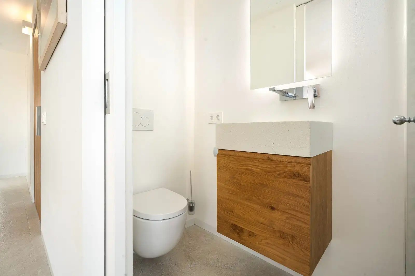 Bathroom of Detached homes for sale in Pollença  with Air Conditioner, Heating and Parquet flooring