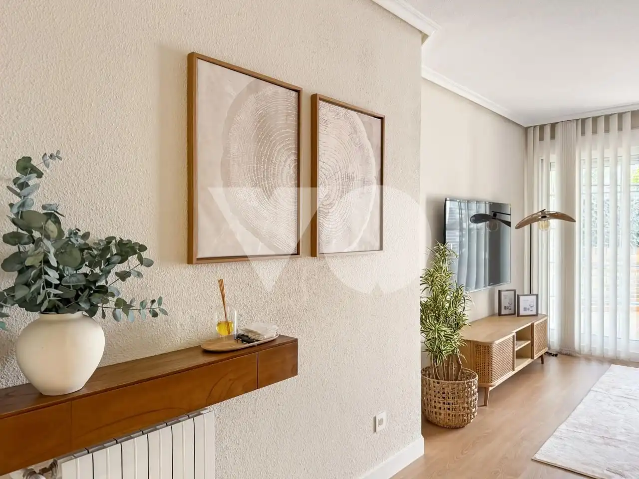 Wohnzimmer von Erdgeschoss zur Miete in Majadahonda mit Heizung, Privatgarten und Terrasse
